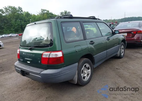 2002 Subaru Forester L z USA, uszkodzony, nr VIN JF1SF63502H745472